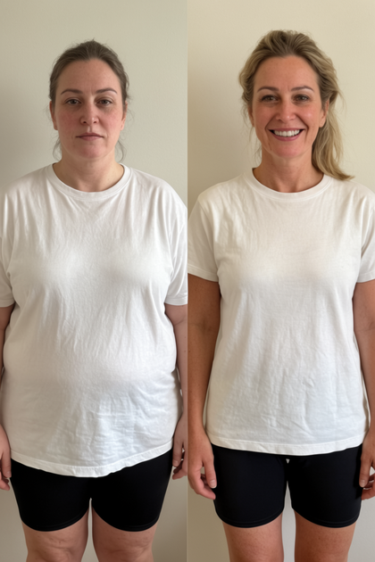 Ergebnis nach 4 Wochen FlareSport – 12 kg weniger ohne Spritzen